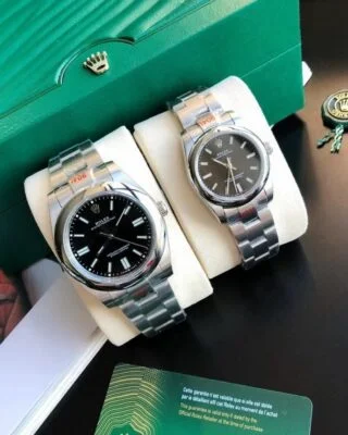 Oyster Perpetual SS/SS Black/Stk