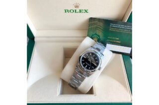 Oyster Perpetual SS/SS Black/Stk Design Element