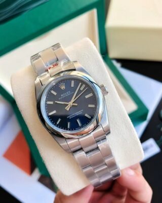 Oyster Perpetual SS/SS Blue/Stk Perspective View