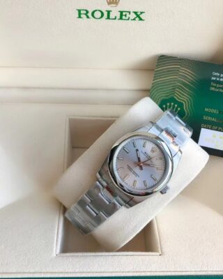 Oyster Perpetual SS/SS Sliver/Stk Design Element