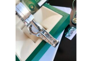 Oyster Perpetual SS/SS Tiffany Blue/Stk Close-Up Focus