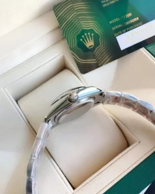 Oyster Perpetual SS/SS Tiffany Blue/Stk Alternate Angle