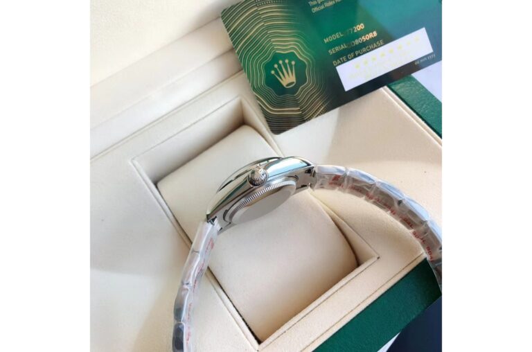 Oyster Perpetual SS/SS Tiffany Blue/Stk Alternate Angle