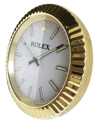 WALL CLOCK – DATEJUST GOLD Perspective View