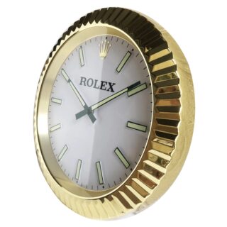 WALL CLOCK – DATEJUST GOLD Perspective View