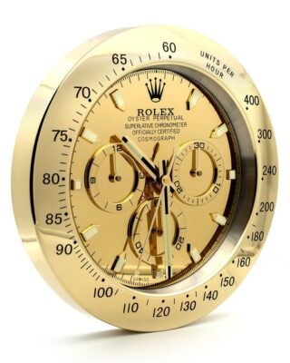 WALL CLOCK – DAYTONA FULL GOLD