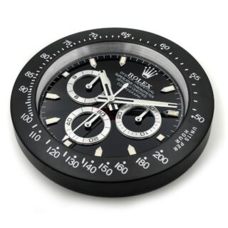 WALL CLOCK – DAYTONA Reverse Panda Perspective View