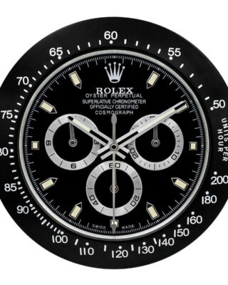 WALL CLOCK – DAYTONA Reverse Panda Angle Detail