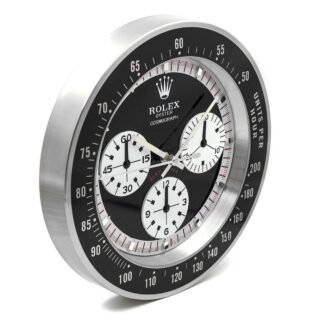 WALL CLOCK – DAYTONA PAUL NEWMAN BLACK