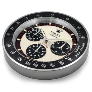 WALL CLOCK – DAYTONA PAUL NEWMAN Angle Detail