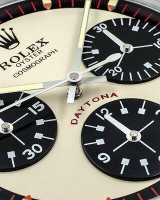 WALL CLOCK – DAYTONA PAUL NEWMAN Close-Up Focus