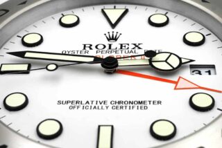 WALL CLOCK – EXPLORER 2 WHITE Angle Detail
