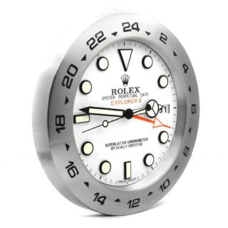 WALL CLOCK – EXPLORER 2 WHITE