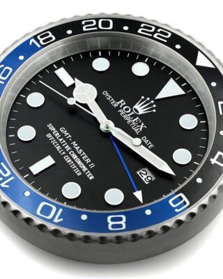 WALL CLOCK – GMT MASTER II BATMAN Perspective View