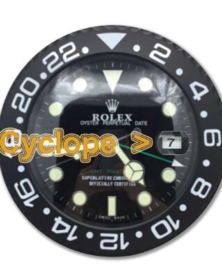 WALL CLOCK – GMT MASTER II BLACK Profile Shot