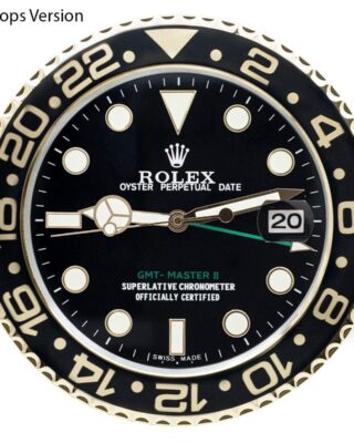 WALL CLOCK – GMT MASTER II GOLD Perspective View
