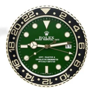 WALL CLOCK – GMT MASTER II GOLD Perspective View
