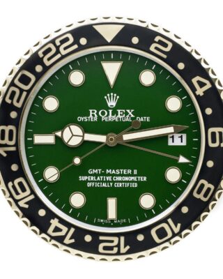 WALL CLOCK – GMT MASTER II GOLD Perspective View