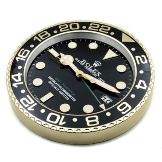 WALL CLOCK – GMT MASTER II GOLD Close-Up Focus