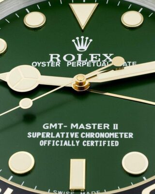 WALL CLOCK – GMT MASTER II GOLD Close-Up Focus