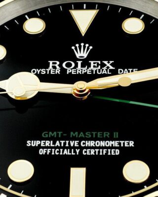 WALL CLOCK – GMT MASTER II GOLD Design Element