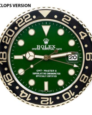 WALL CLOCK – GMT MASTER II GOLD Style Perspective