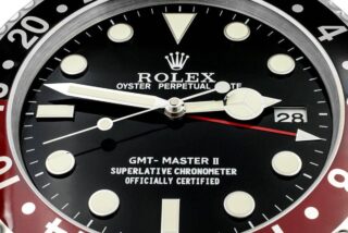 WALL CLOCK – GMT MASTER II ‘COKE’ Close-Up Focus