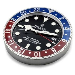 WALL CLOCK – GMT MASTER II ‘PEPSI’ EDITION Close-Up Focus