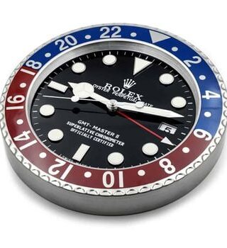 WALL CLOCK – GMT MASTER II ‘PEPSI’ EDITION Close-Up Focus