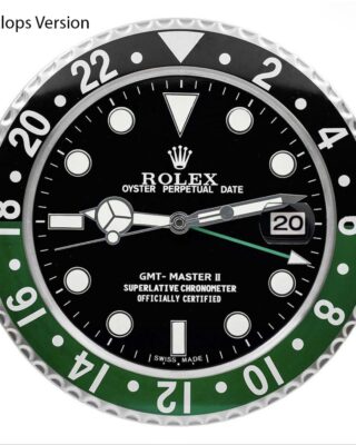 WALL CLOCK – GMT MASTER II ‘SPRITE’ Style Perspective