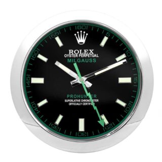 WALL CLOCK – MILGAUSS BLACK Perspective View