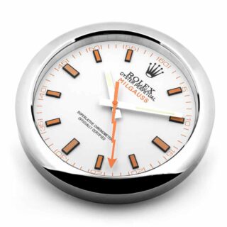 WALL CLOCK – MILGAUSS WHITE Angle Detail