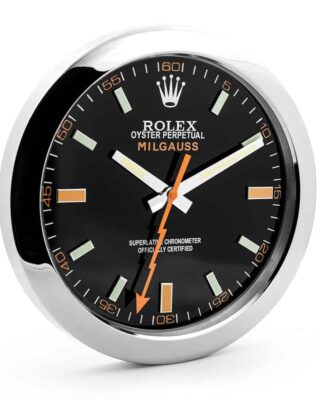 WALL CLOCK – MILGAUSS BLACK/ORANGE