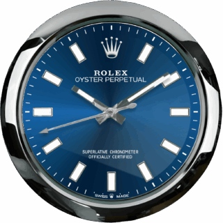 WALL CLOCK – OYSTER PERPETUAL BLUE