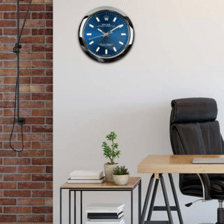 WALL CLOCK – OYSTER PERPETUAL BLUE Design Element