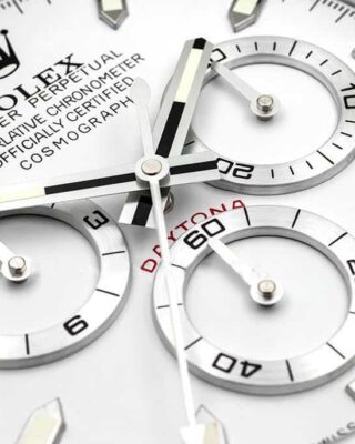 WALL CLOCK – DAYTONA SILVER Close-Up Focus