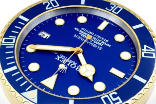 WALL CLOCK – SUBMARINER BLUESY Angle Detail