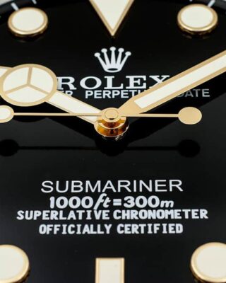 WALL CLOCK – SUBMARINER GOLD Design Element