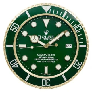 WALL CLOCK – SUBMARINER GREEN GOLD