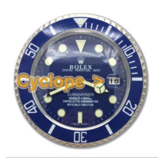 WALL CLOCK – SUBMARINER VIVID BLUE DIAL Angle Detail