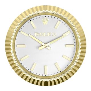 WALL CLOCK – WIMBLEDON OYSTER DATEJUST GOLD Perspective View