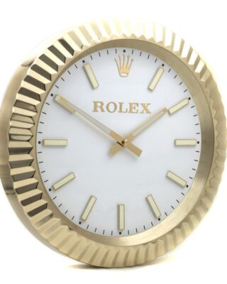 WALL CLOCK – WIMBLEDON OYSTER DATEJUST GOLD
