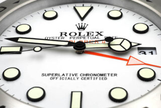 WALL CLOCK – “XL” EXPLORER 2 Angle Detail