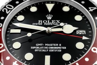 WALL CLOCK – “XL” GMT MASTER II Close-Up Focus