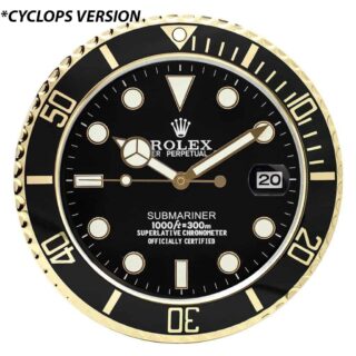 WALL CLOCK – “XL” SUBMARINER Perspective View