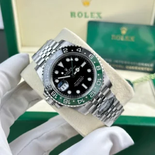 GMT Master Sprite Black Dial Green and clack Bezel Jubilee Bracelet
