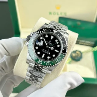 GMT Master Sprite Black Dial Green and clack Bezel Jubilee Bracelet