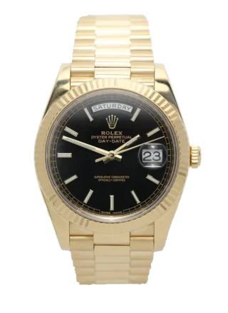 Superclone Day-Date Black Dial 228238
