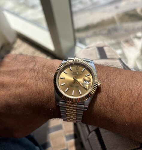 Replica Rolex Datejust II Champagne Dial 126333 41 mm photo review