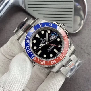 Superclone GMT-Master II 126710BLRO "Pepsi" Oyster Angle Detail